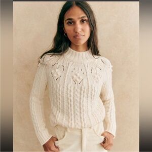 Sezane Aubin Jumper Sweater
Sweater & Cardigan
Color : Ecru
Size : S